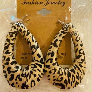 Sexy animal print earrings